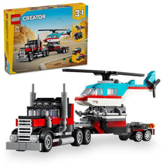 31146 Lego® Camión Plataforma con Helicóptero