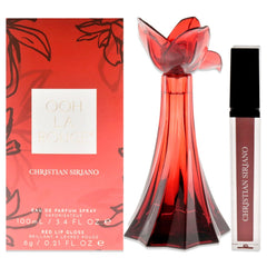 Christian Siriano Ooh La Rouge for Women Edp 100ml + Lip Gloss (M)