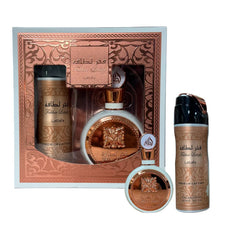 Lattafa Fakhar Woman Edp 100ml +Des Spray 200ml Set (M)