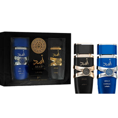 Lattafa Asad Edp 100ml + Asad Zanzibar Edp 100ml Set (H)