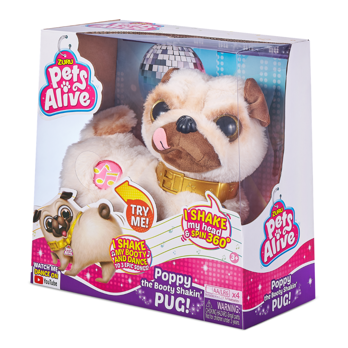 Pets Alive Pug - 9521-S001