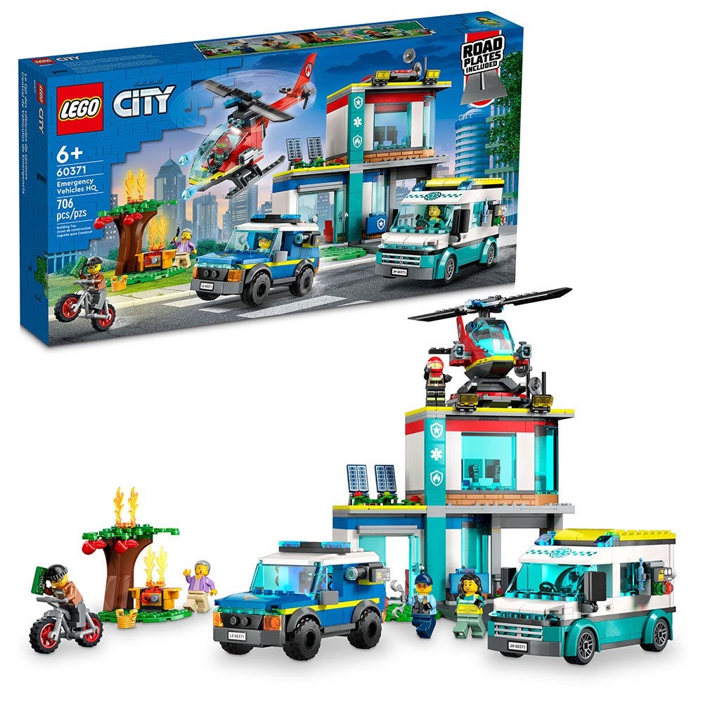 60371 LEGO® Central de Vehículos de Emergencia