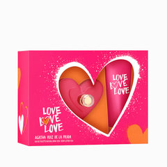 Agatha Ruiz De La Prada Set Love Love Love 80ml Edt + 100ml Shower Gel (M)