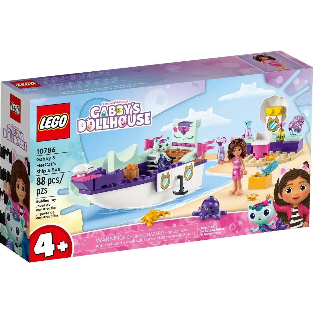 10786 Lego® Gabby and MerCats Ship and Spa