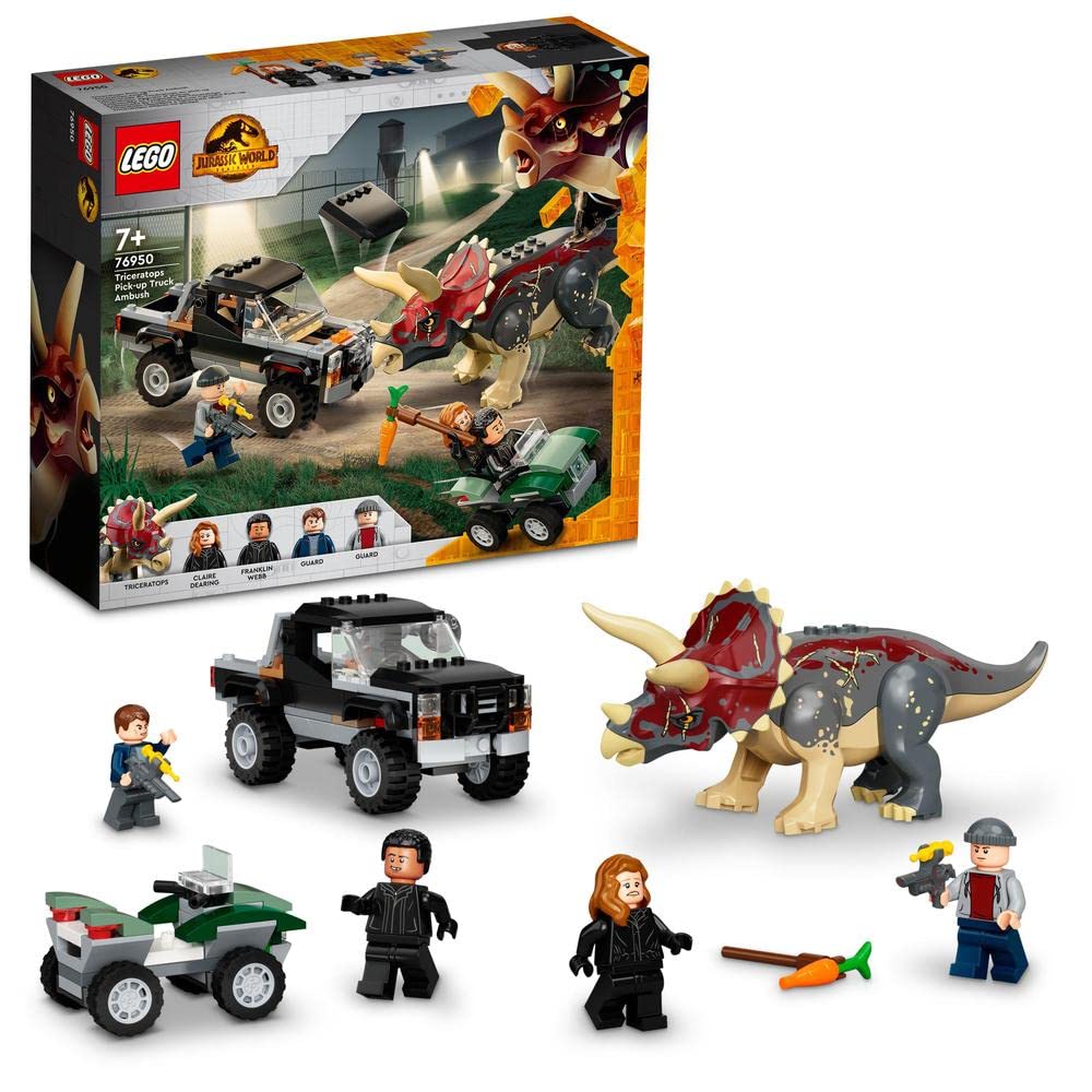 76950 Lego® Triceratops Dinosaur Pickup Truck Ambush