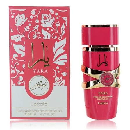 Lattafa Ladies Yara Candy Perfume Oil 20ml (M)