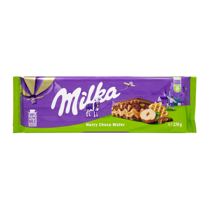 Milka Nutty choco wafer 270gr