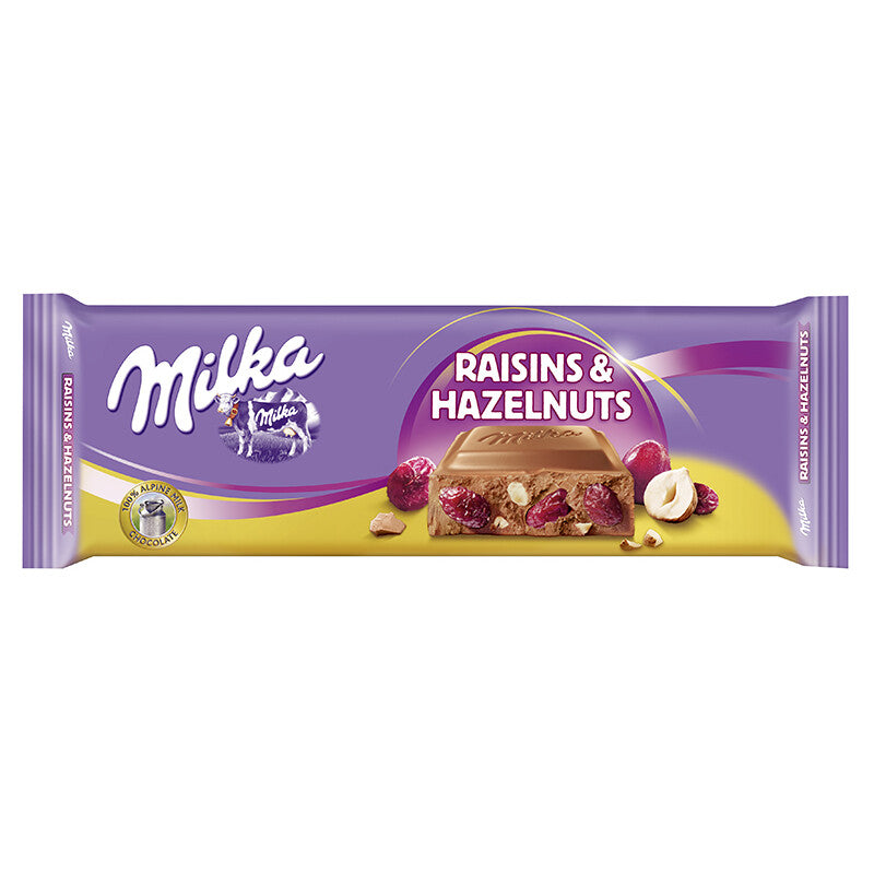 Milka Raisins & Hazelnuts 270gr