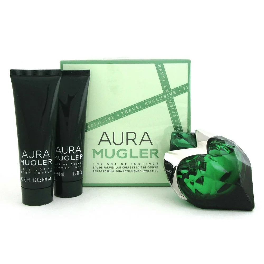 Thierry Mugler Aura Set 50ml Edp+ Body Lotion+ shower gel (M)