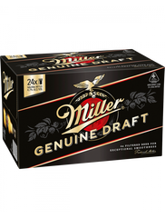Caja de 24 unidades de cerveza Miller 355cc