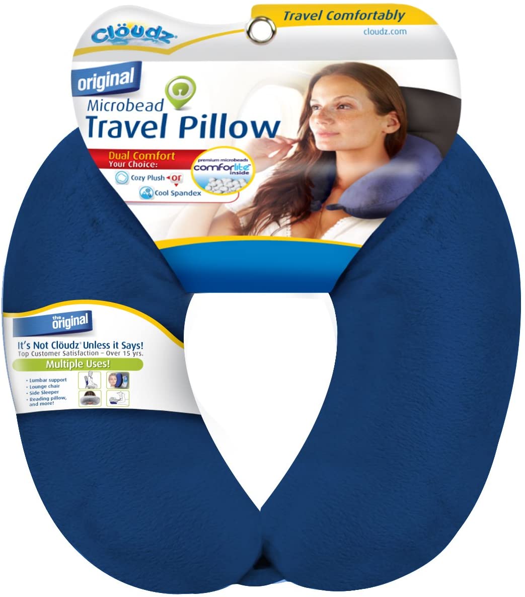 Cloudz Microbead Pillow Navy Blue