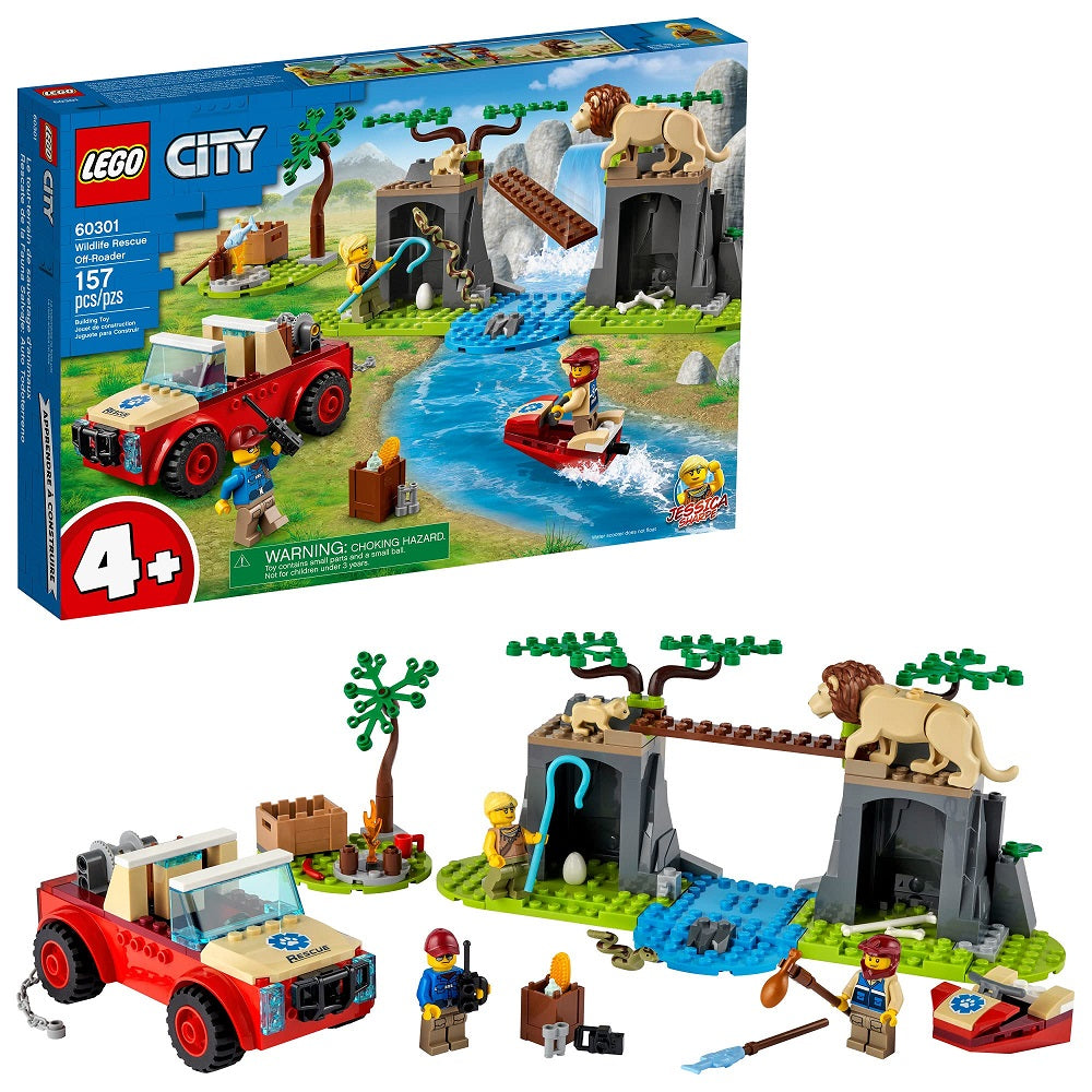 LEGO 60301 City Wildlife Rescue Off-Roader Kit de construcción