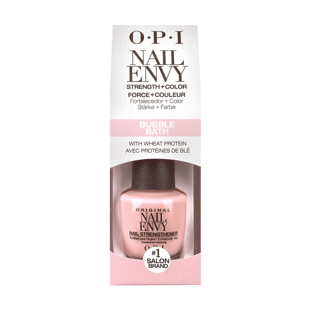 OPI Nail Envy Strength + Color Force + Couleur Bubble Bath