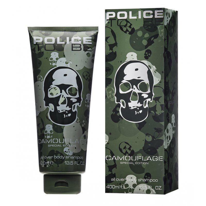 Police To be Camouflage All Over Body Shampoo 400ml (H)