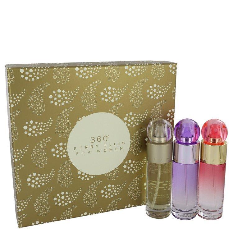 Perry Ellis 360º For Woman - 30ml Perry Woman + 30ml Coral + 30ml Purple (M)