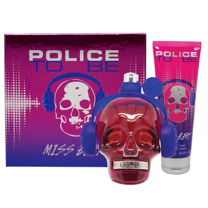 Police To Be Miss Beat Woman Edp 75ml + Body Lotion 100ml (M)