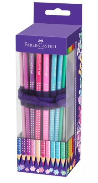 Estuche enrollable para lápices de color Sparkle, 20 colores FAC-201738